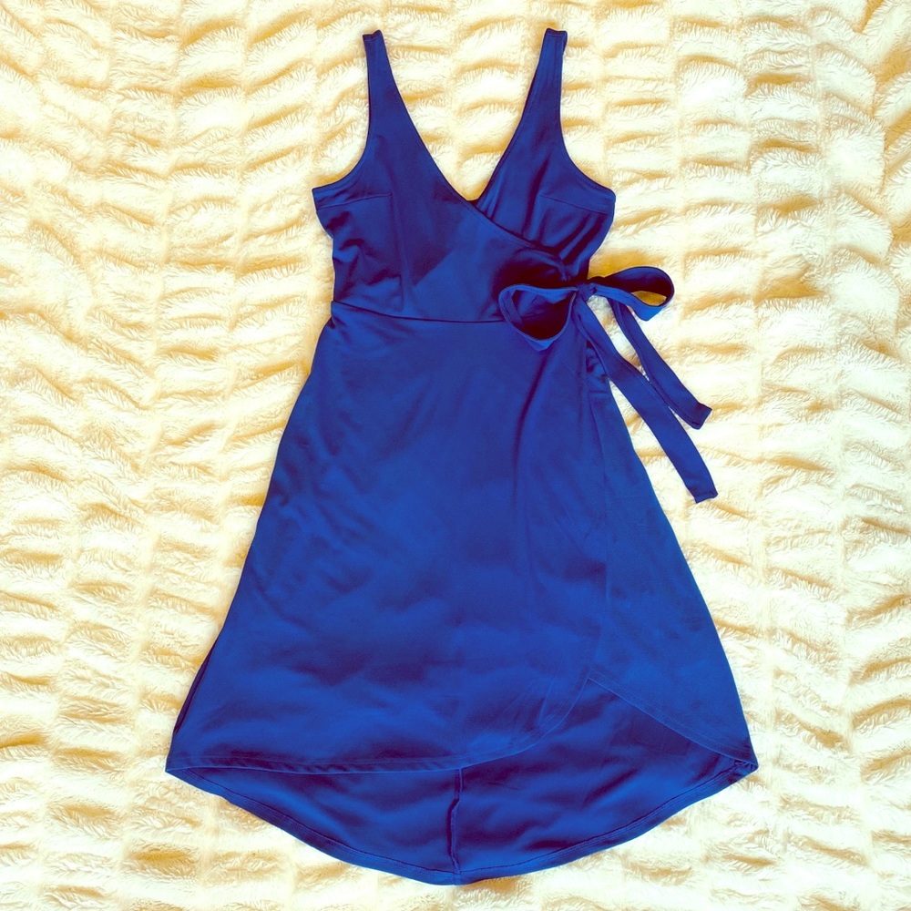 EUC Periwinkle Wrap Dress